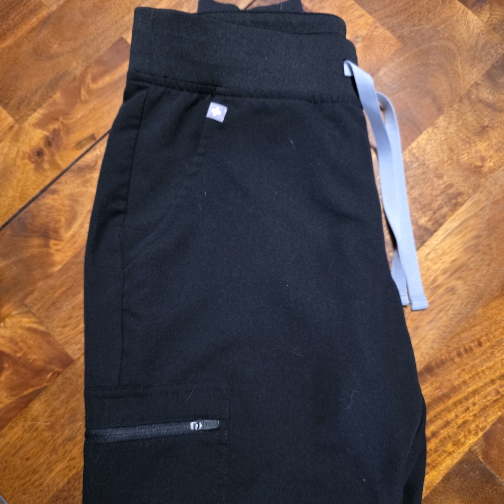 Figs Black Joggers
